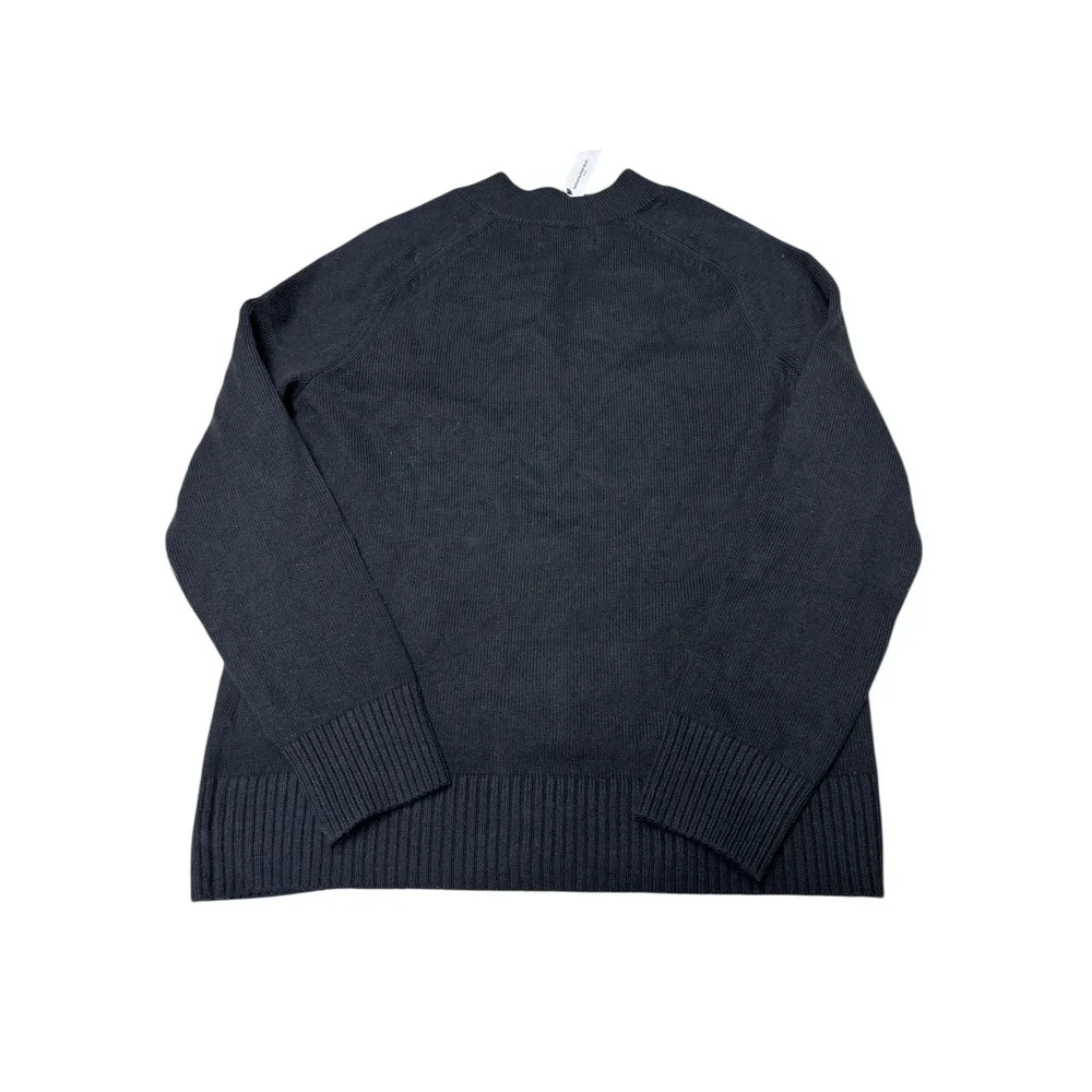 Nwt Banana Republic Men's V-Neck Knit Sweater Black‎ XS Cotton Blend
